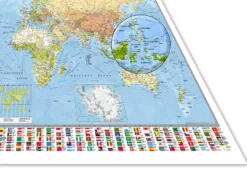 Weltkarte Poster Die Welt Riesenformat 140x100cm