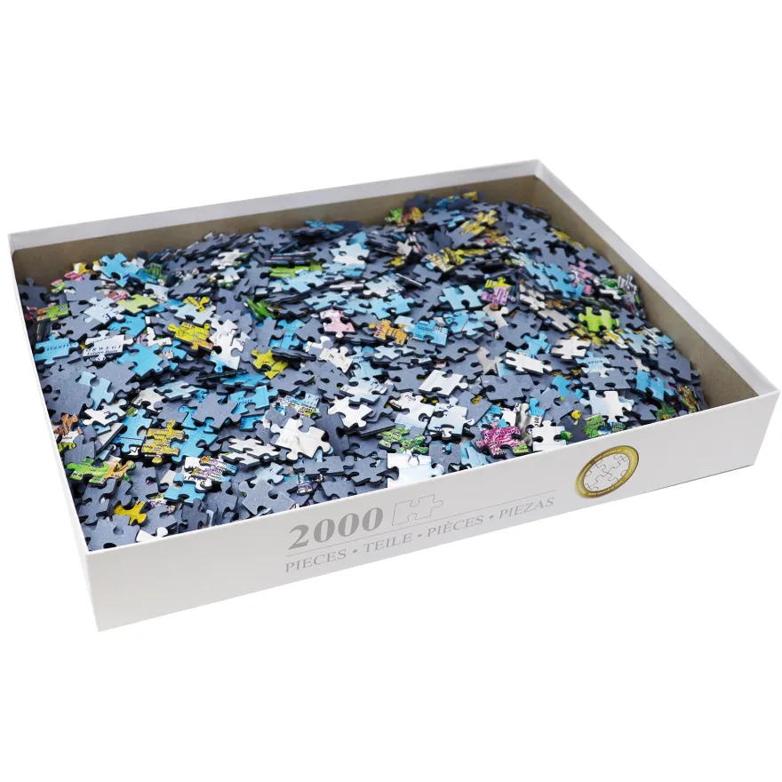 Weltkarte Puzzle 2000 Teile MAPS IN MINUTES