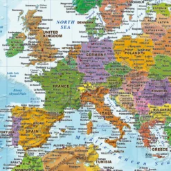 Weltkarte XXL Poster Flaggen 2023 - MAPS IN MINUTES™