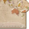 Weltkarte XXL Poster Vintage MAPS IN MINUTES™