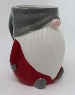Wichtel Tasse 3D Rot Grau Weiß