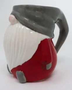 Wichtel Tasse 3D Rot Grau Weiß