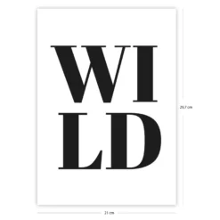 Wild Druck Din A4