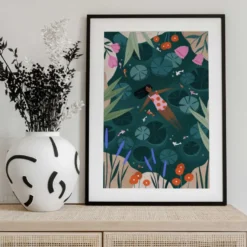 Wild Swimming von Bea Müller - Poster
