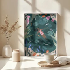 Wild Swimming von Bea Müller - Poster