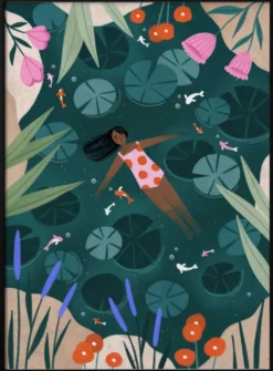 Wild Swimming von Bea Müller - Poster