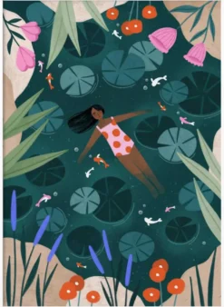 Wild Swimming von Bea Müller - Poster