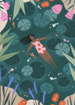 Wild Swimming von Bea Müller - Poster