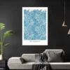 William Morris Poster Blue Marigold