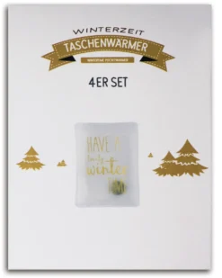 Winterzeit Taschenwärmer 4er Set Lovely Winter Time