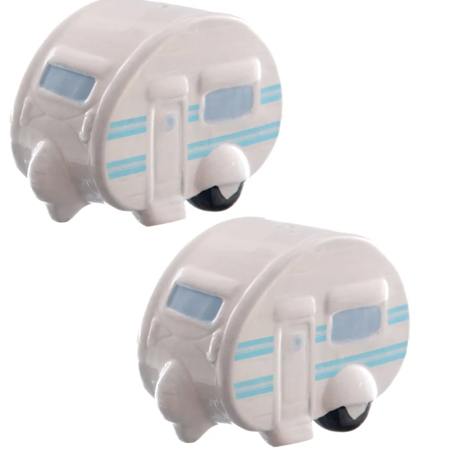 Wohnwagen Salz- und Pfefferstreuer Set Retro