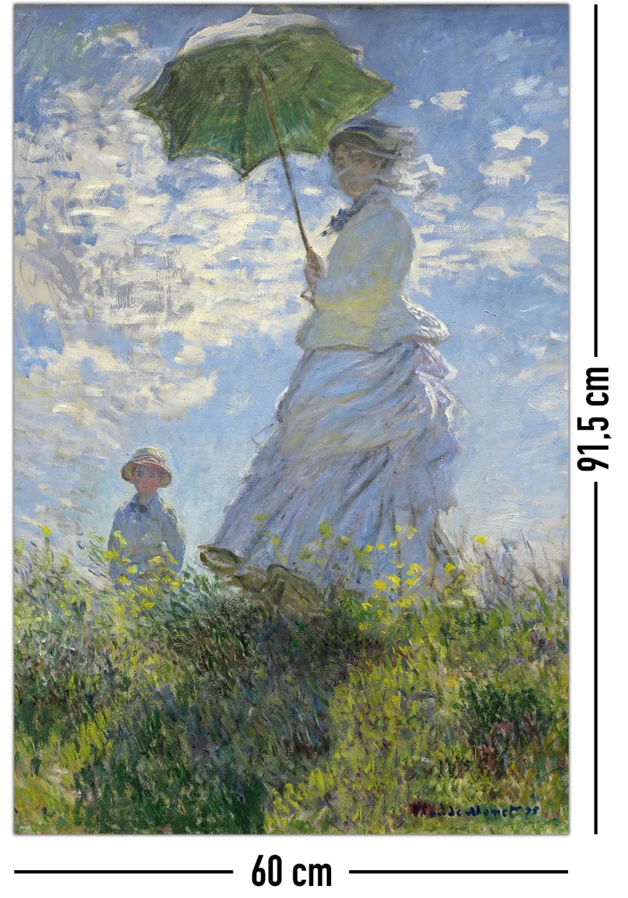 Woman With a Parasol Poster Madame Monet and Her Son
