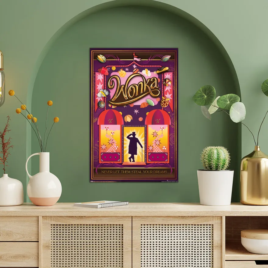 Wonka Poster Never Let Them.. Steal Your Dreams
