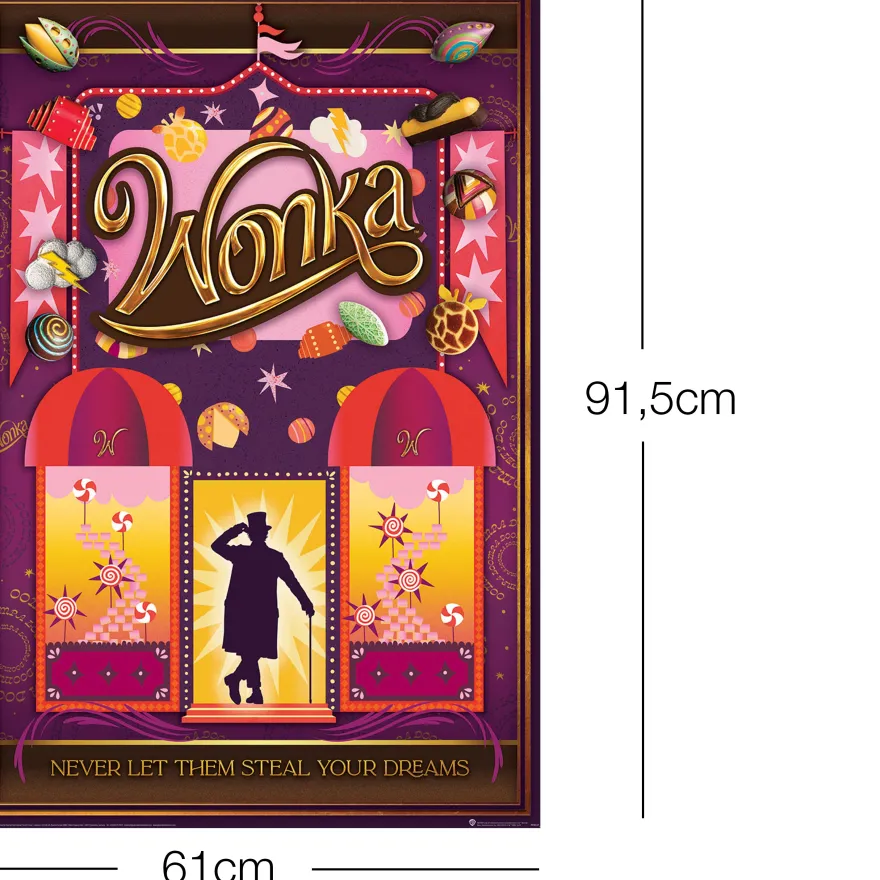 Wonka Poster Never Let Them.. Steal Your Dreams
