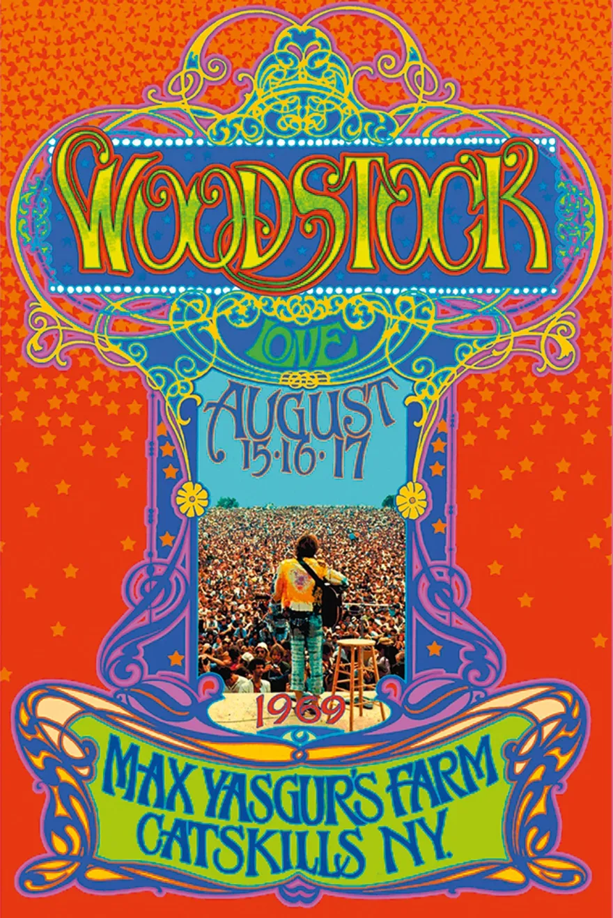 Woodstock Poster Max Yasgurs Farm