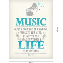 Words of Truth I Kunstdruck Plato
