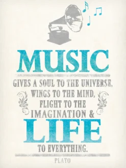 Words of Truth I Kunstdruck Plato