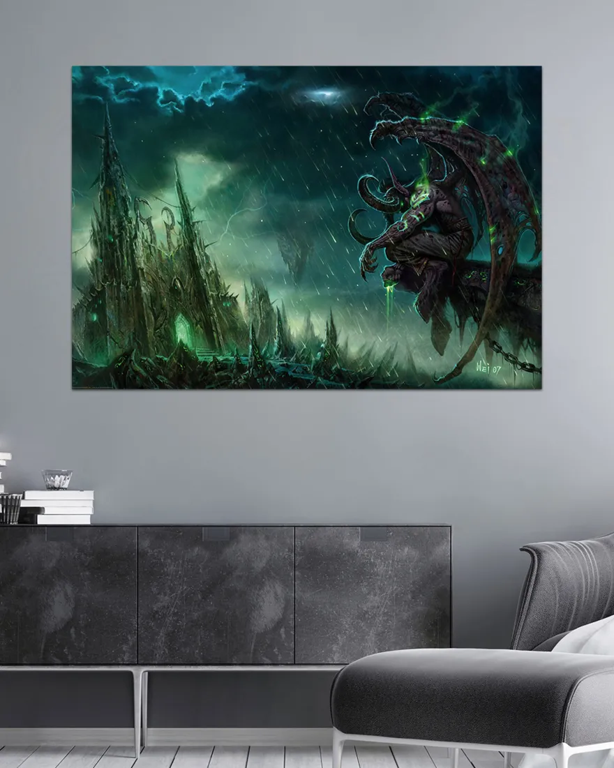World of Warcraft Poster Illidan Stormrage