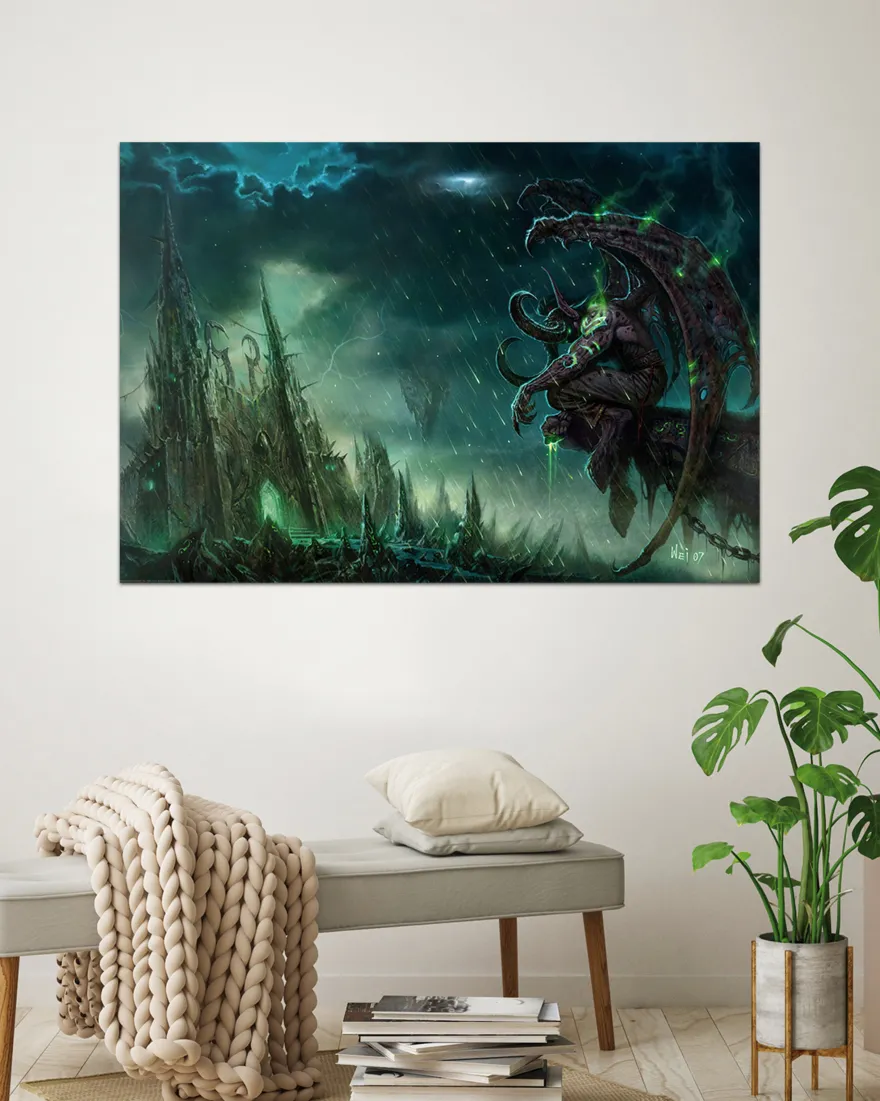 World of Warcraft Poster Illidan Stormrage