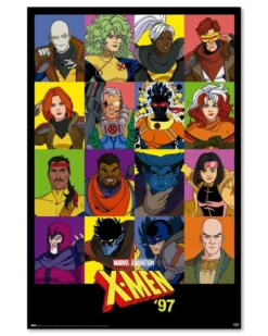 X-Men Comics Poster '97 | Comic Serien Staffel 2 Plakat von 1997 | 61x91,5 cm