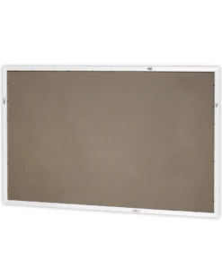 XXL Posterrahmen 100 x 150 cm Holzdekor weiß