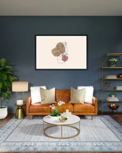 XXL Posterrahmen 100 x 150 cm Holzdekor schwarz
