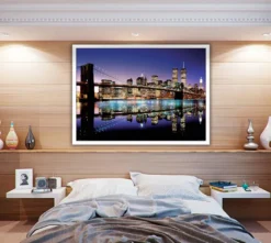 XXL Posterrahmen 100 x 140 cm weiß