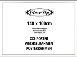 XXL Posterrahmen 100 x 140 cm weiß