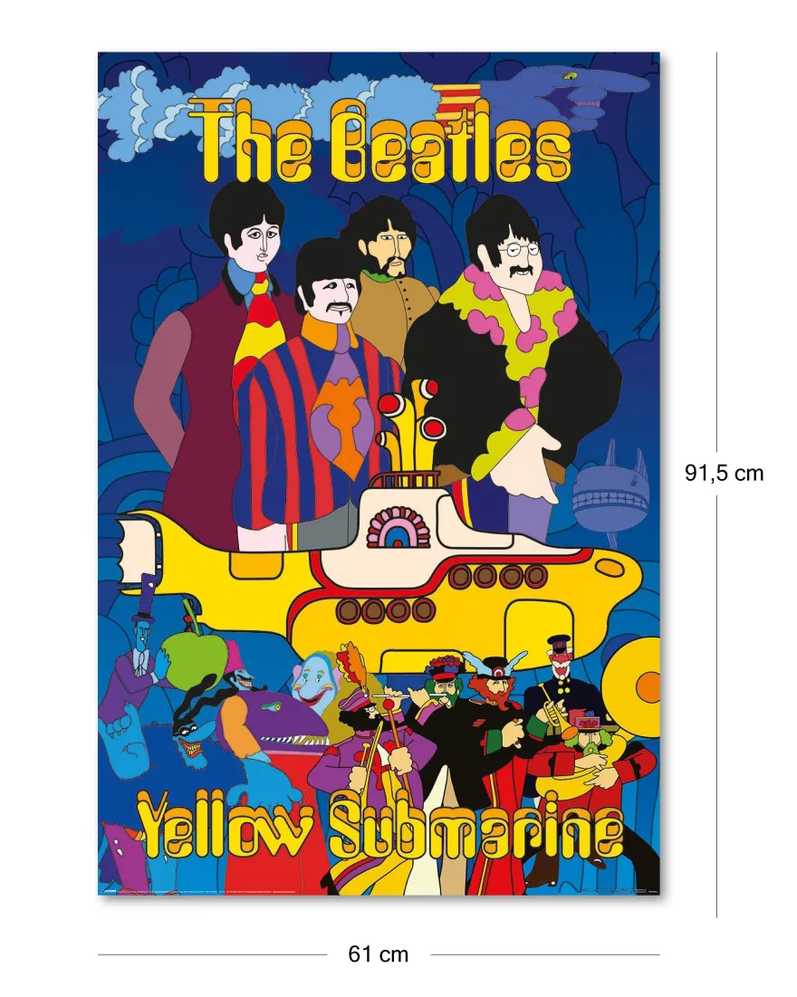 Yellow Submarine Poster The Beatles