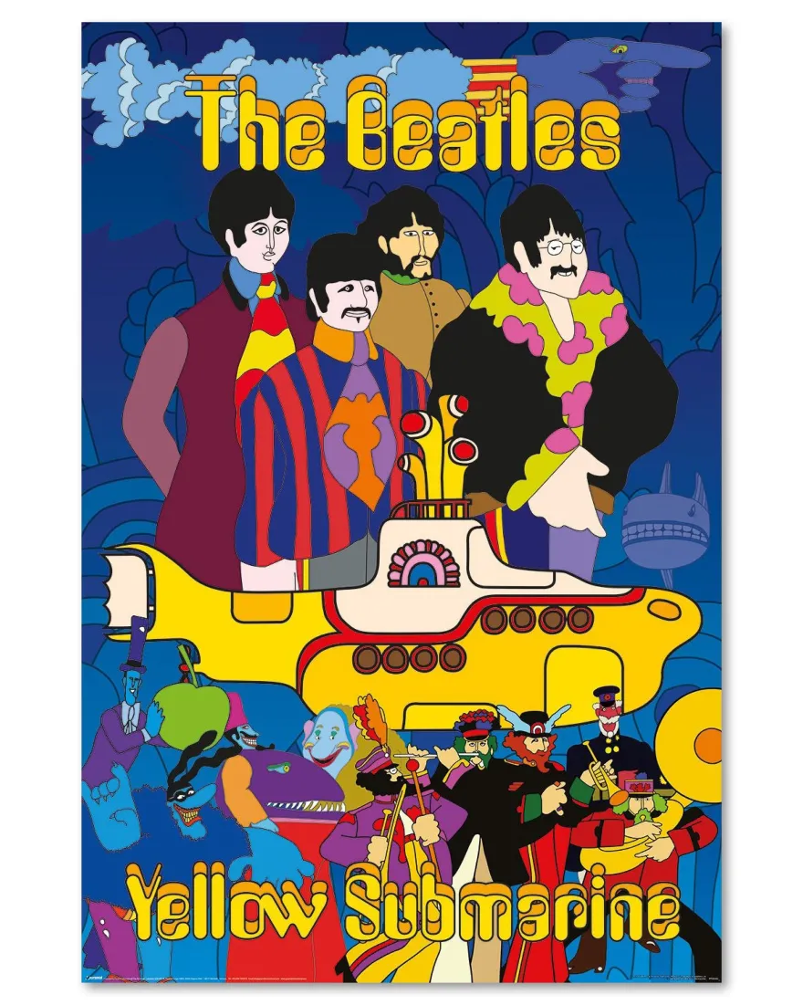 Yellow Submarine Poster The Beatles