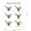 Yoga für Faultiere Poster