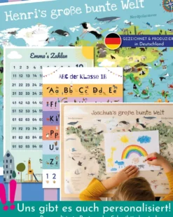 Zahlen 1-100 Universum & Astronauten Design