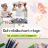 Zauberfee und Einhorn Schreibtischunterlage