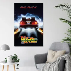 Zurück in die Zukunft Poster Delorean